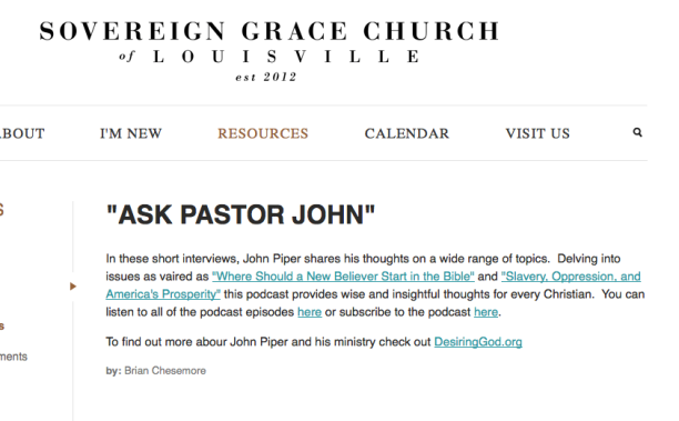 2014-05-10 SGM Louisville Ask Pastor John